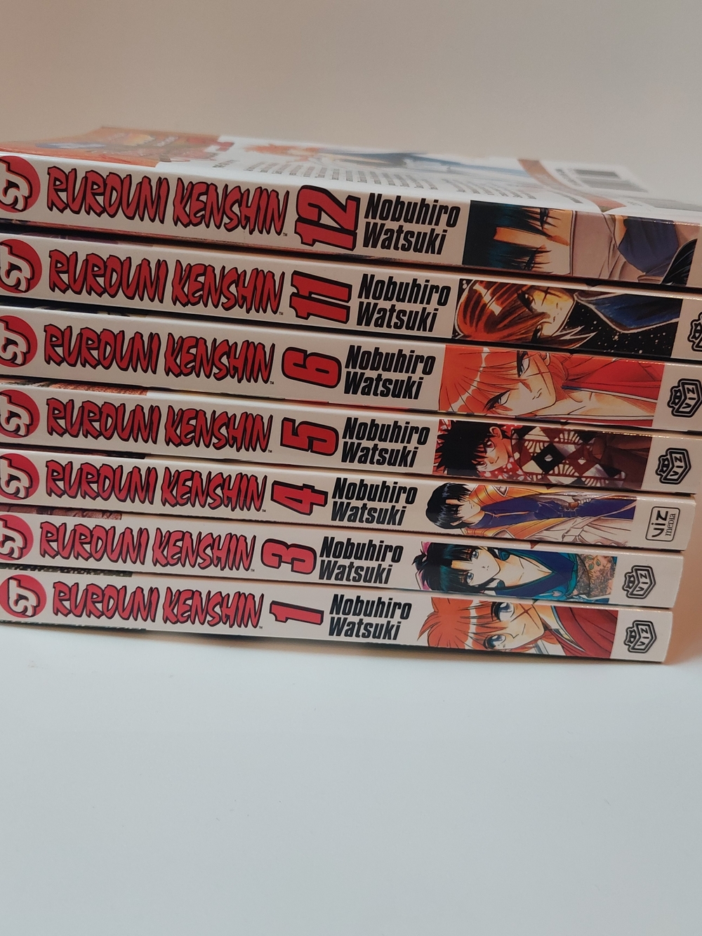 Rurouni Kenshin Manga Volumes 1,3-6,11-12 English
